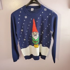 Ugly (but cute) Dark Blue Elf Christmas Sweater